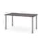 Bestar Universel 60W Table Desk with Square Metal Legs, Bark Grey 65865-47 - alternate 2